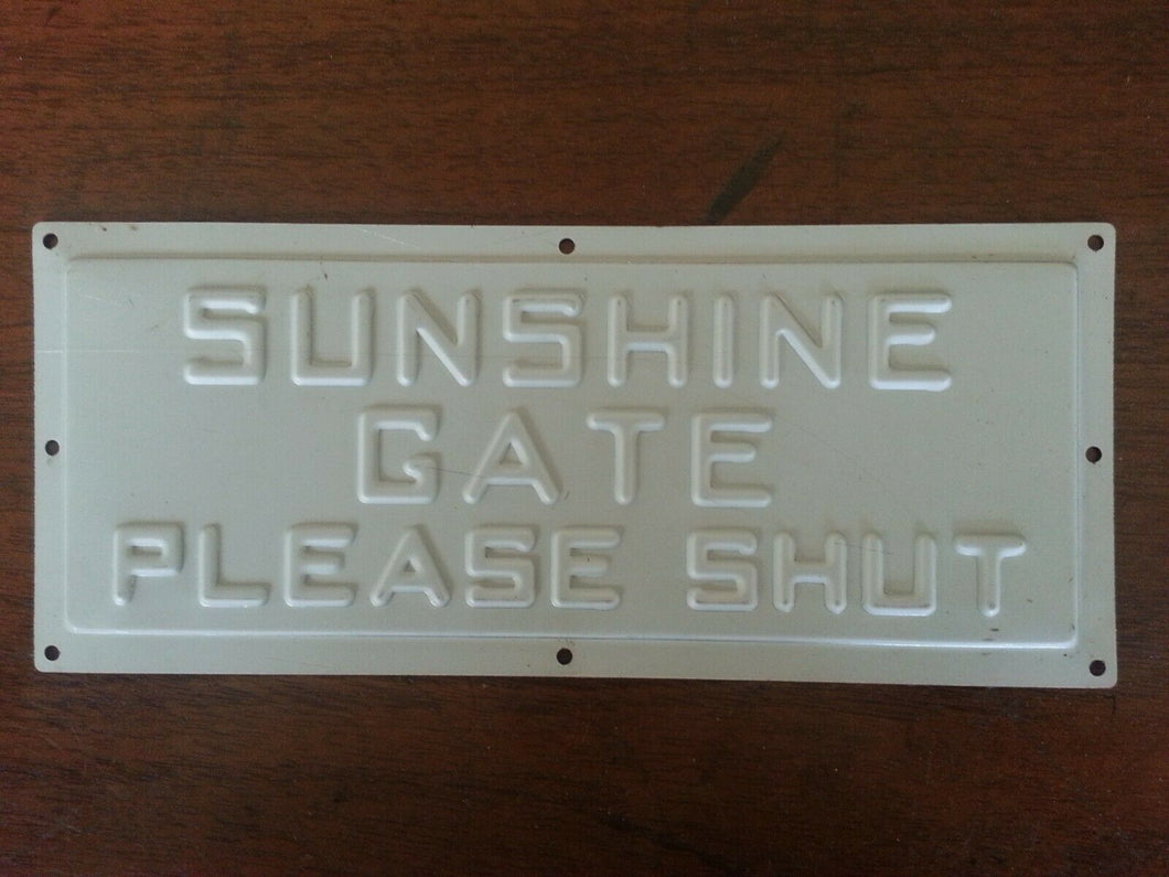 Sunshine Gate Plate